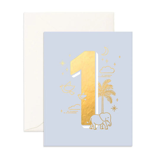 No.1 Animal Greeting Card