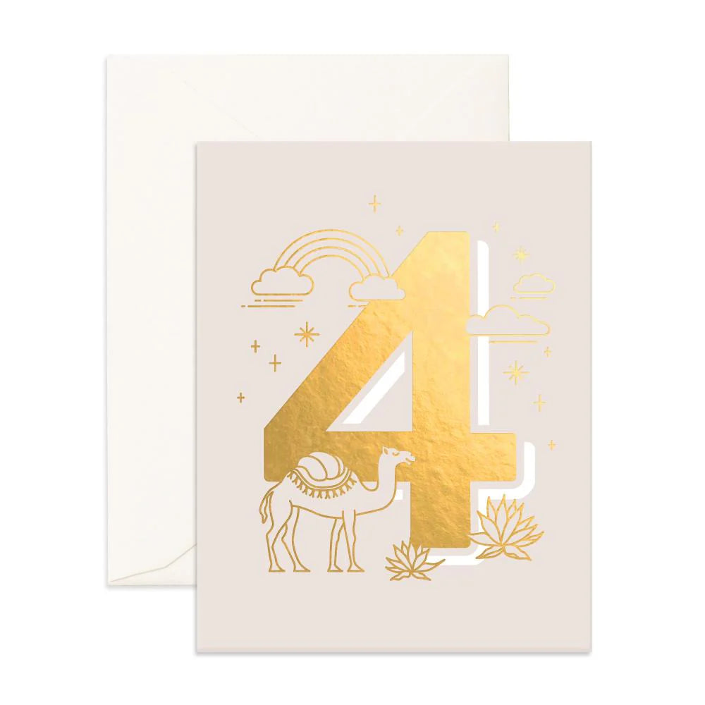 No.4 Animal Greeting Card