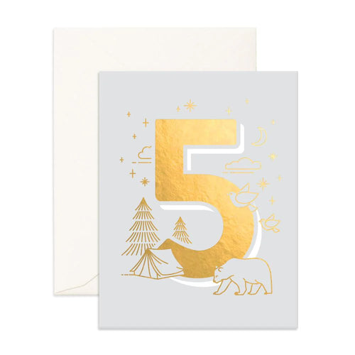 No.5 Animal Greeting Card