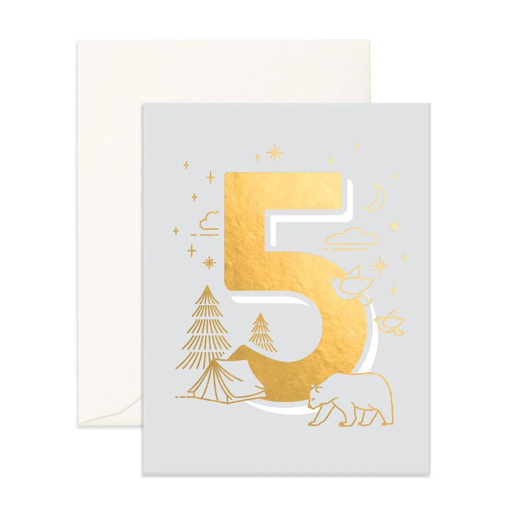 No.5 Animal Greeting Card