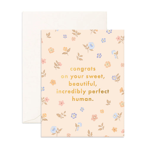 Congrats Sweet Human Greeting Card