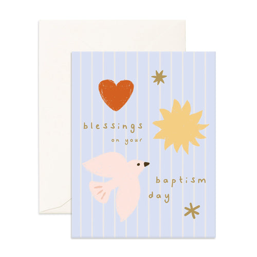 Blessings Baptism Greeting Card