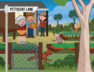 George the Farmer Vegetable Orchestra Picture Book