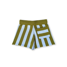 Load image into Gallery viewer, Organic Vertical Stripe Knit Shorts | Ocean &amp; Leaf