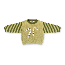 Load image into Gallery viewer, Organic Candy Cane Christmas Jumper