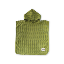 Load image into Gallery viewer, Terry Towelling Flow Poncho | Leaf