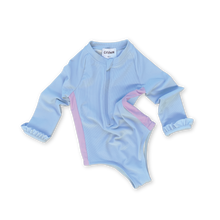 Load image into Gallery viewer, Zip Long Sleeve Onepiece | Ocean