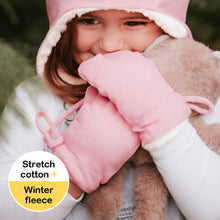 Load image into Gallery viewer, Fleecy Baby Mittens | Pink Marle