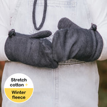 Load image into Gallery viewer, Fleecy Baby Mittens | Denim