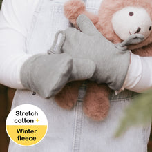 Load image into Gallery viewer, Fleecy Baby Mittens | Grey Marle