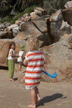 Load image into Gallery viewer, Organic Island Stripe Playsuit