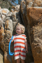 Load image into Gallery viewer, Organic Island Stripe Playsuit