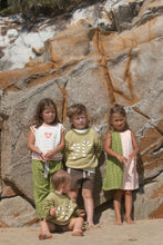 Load image into Gallery viewer, Organic Candy Cane Heart Vest | Milk