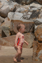 Load image into Gallery viewer, Organic Island Stripe Shell Singletsuit