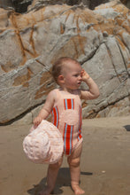 Load image into Gallery viewer, Organic Island Stripe Shell Singletsuit