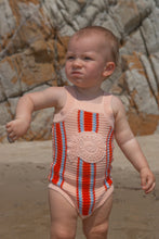Load image into Gallery viewer, Organic Island Stripe Shell Singletsuit