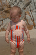 Load image into Gallery viewer, Organic Island Stripe Shell Singletsuit