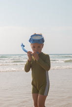 Load image into Gallery viewer, Zip Long Sleeve Onepiece | Leaf