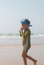 Load image into Gallery viewer, Zip Long Sleeve Onepiece | Leaf