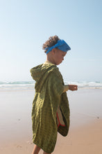 Load image into Gallery viewer, Terry Towelling Flow Poncho | Leaf