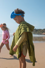 Load image into Gallery viewer, Terry Towelling Flow Poncho | Leaf