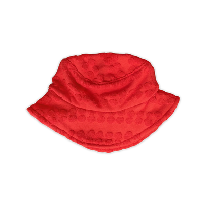 Bubble Terry Towelling Bucket Hat - Fiesta