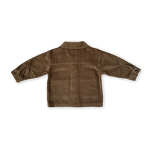 Load image into Gallery viewer, Organic Cord Shirt Jacket - Espresso