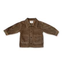 Load image into Gallery viewer, Organic Cord Shirt Jacket - Espresso