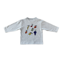 Load image into Gallery viewer, Organic Fruit Salad LS Tee - Grey Marle
