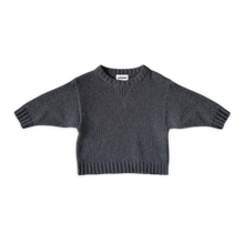 Load image into Gallery viewer, Merino Blend Knit Pull Over | Charcoal