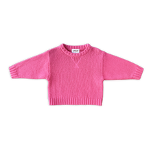Load image into Gallery viewer, Merino Blend Knit Pull Over | Raspberry