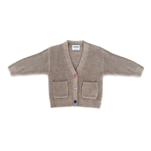 Load image into Gallery viewer, Organic Speckle Knit Cardigan - Oatmilk