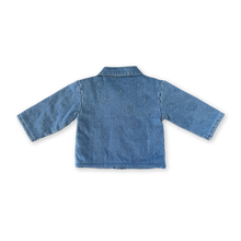 Load image into Gallery viewer, Quilted Swirl Denim Jacket
