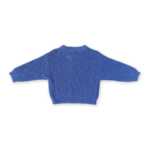 Load image into Gallery viewer, Textured Organic Slub Knit Pull Over - Cobalt