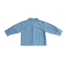 Load image into Gallery viewer, Organic Canvas Utility Shirt Jacket - Duck Egg