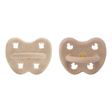 Load image into Gallery viewer, Natural Rubber Pacifier | Orthodontic | 3-36M | Sandy Nude + Tan Beige