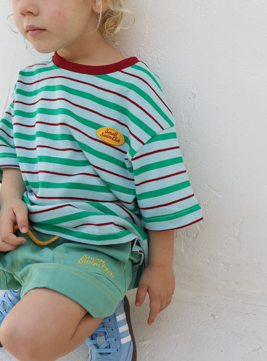 Green Stripe Tee