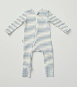 0.5TOG Warm Zippie | Dusk Blue Stripe