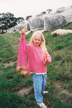 Load image into Gallery viewer, Merino Blend Knit Pull Over | Raspberry