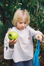 Load image into Gallery viewer, Organic Fruit Salad LS Tee - Grey Marle