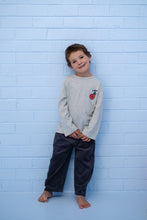 Load image into Gallery viewer, Organic Fruit Salad LS Tee - Grey Marle
