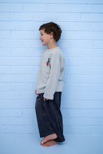 Load image into Gallery viewer, Organic Fruit Salad LS Tee - Grey Marle
