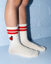 Load image into Gallery viewer, Fruit Salad Cotton Socks Milk 2pk