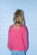 Load image into Gallery viewer, Merino Blend Knit Pull Over | Raspberry