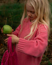 Load image into Gallery viewer, Merino Blend Knit Pull Over | Raspberry