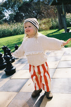 Load image into Gallery viewer, Organic Everyday Stripe Pant - Sauce