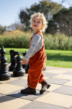 Load image into Gallery viewer, Organic Cord Overalls - Brick