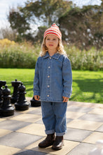 Load image into Gallery viewer, Organic Starlight Embroidery Denim Pant