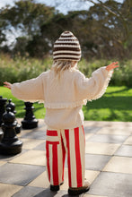 Load image into Gallery viewer, Organic Everyday Stripe Pant - Sauce