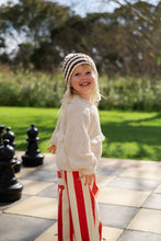 Load image into Gallery viewer, Organic Everyday Stripe Pant - Sauce